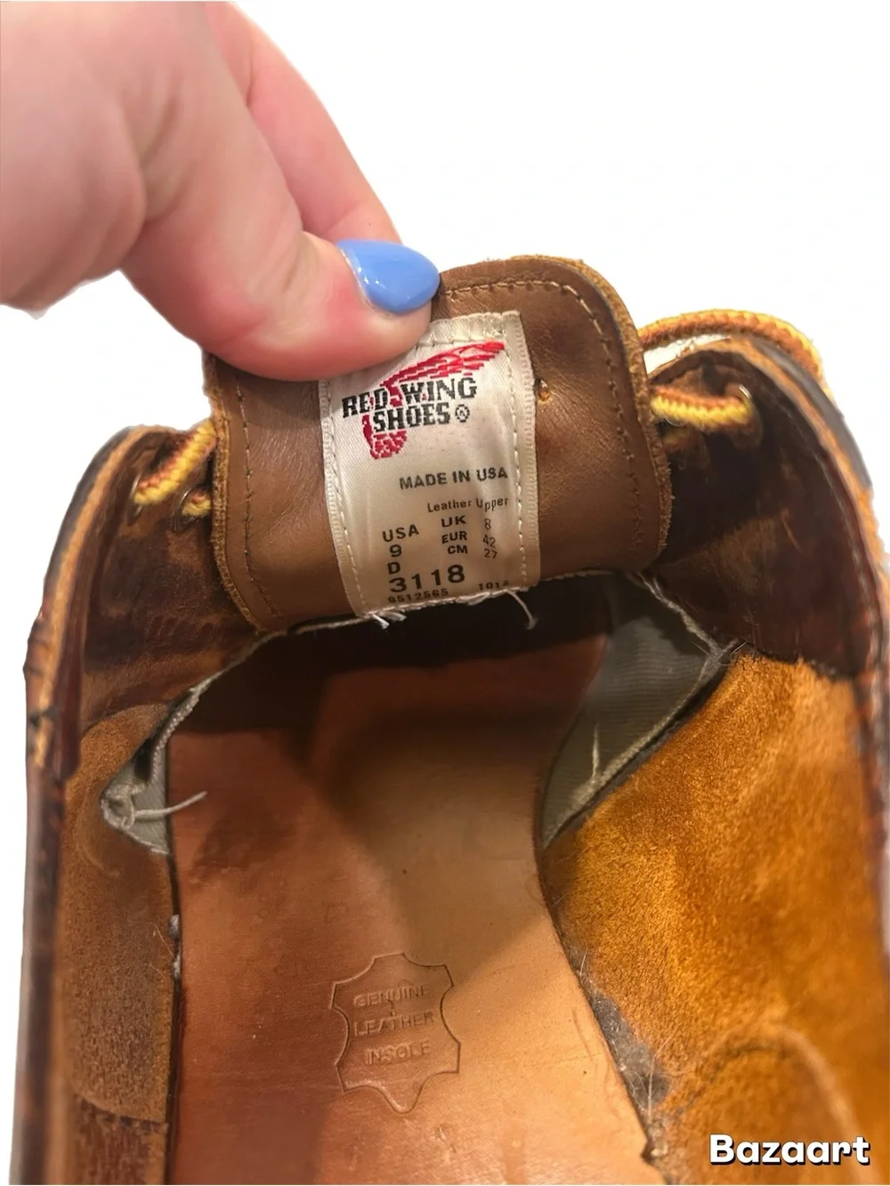 Red Wing Heritage Brown Leather Oxford Shoes Men’s Size 9D Made in USA